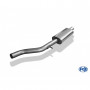 Silent stainless steel front for RENAULT CLIO III SPORT