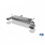 Silent rear duplex stainless steel 1x140x90mm type 44 for RENAULT KOLEOS