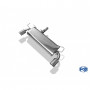 Silencieux arrière duplex inox 1x100mm type 17 pour RENAULT KOLEOS