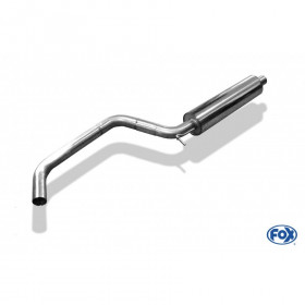 Silent stainless steel front for VOLKSWAGEN GOLF MK7 FACELIFT