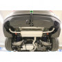 Silent rear duplex stainless steel (no rear bumper cutting) for FORD MONDEO MK5