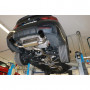 Silent rear duplex stainless steel 1x100mm type 25 (black tips) for BMW 440i GRAND COUPE TYPE F36