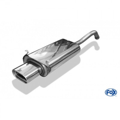 1x160x80mm stainless steel silent for RENAULT LAGUNA I TYPE B56