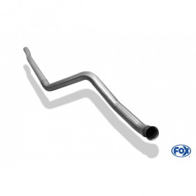 Stainless front silencer removal tube for RENAULT LAGUNA III