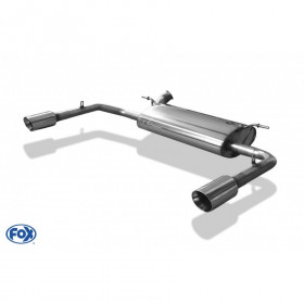 Silent rear duplex 1x90mm type 25 for RENAULT LAGUNA III