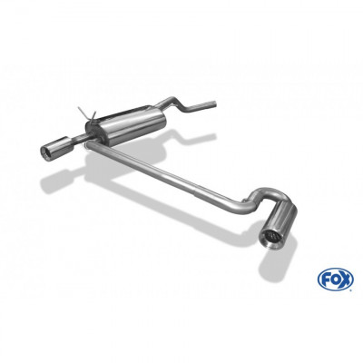 Silent rear duplex 1x90mm type 13 for RENAULT MEGANE I TYPE BA/EA/JA