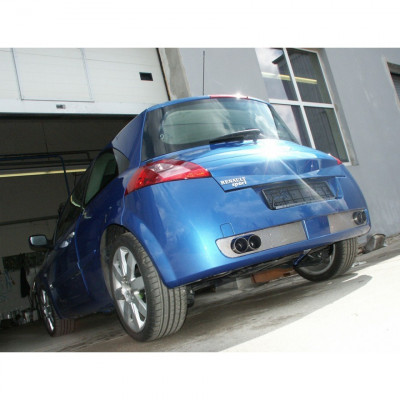 Silent rear duplex stainless steel 2x70mm type 14 for RENAULT MEGANE II RS