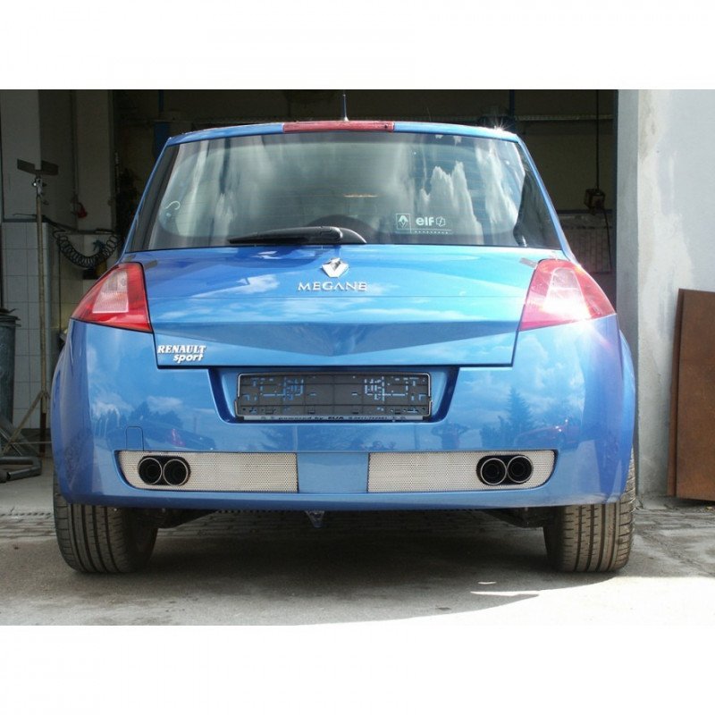 Silencieux Arrière Pour Renault Mégane & Scénic II 1.5 DCI - Acier Aluminié, Kit De Montage, Neuf