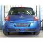 Silent rear duplex stainless steel 2x130x50mm type 52 for RENAULT MEGANE II RS