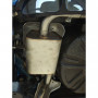 Silent stainless steel rear 1x70mm type 10 for RENAULT MEGANE III RS