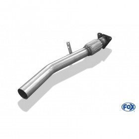 Tube de raccordement avec flexible inox pour RENAULT MEGANE III RS