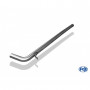 Tube de suppression de silencieux avant inox pour RENAULT MEGANE III HAYON 3/5 PORTES