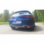 Silent rear duplex stainless steel 1x50mm type 10 for RENAULT MEGANE IV GT