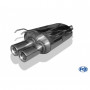 2x70mm stainless steel silent for RENAULT TWINGO I TYPE C06