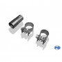 2x70mm stainless steel silent for RENAULT TWINGO I TYPE C06
