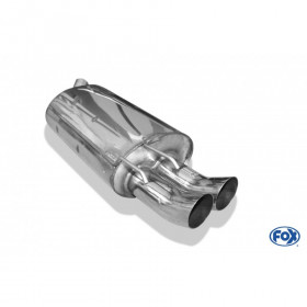 2x70mm stainless steel 18 for RENAULT TWINGO I TYPE C06
