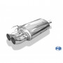 2x70mm stainless steel 18 for RENAULT TWINGO I TYPE C06