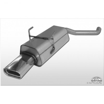 Silencieux arrière inox 1x160x80mm type 53 pour ROVER 75 BERLINE/BREAK