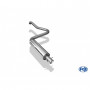 Silent stainless steel front for SAAB 9.3 TYPE YS3