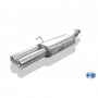 Silent stainless steel rear 2x80mm type 13 for SAAB 900 II