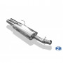 Silent stainless steel rear 2x80mm type 13 for SAAB 900 II