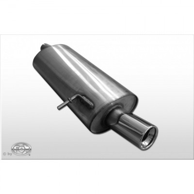 Silencieux arrière inox 1x80mm type 13 pour SEAT ALHAMBRA TYPE 7MS