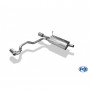 Silencieux arrière duplex inox 1x90mm type 16 pour DACIA DUSTER 4x2 FACELIFT