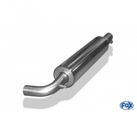 Silent stainless steel front for SKODA OCTAVIA RS TYPE 5E