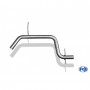 Stainless intermediate silencer removal tube for SEAT ALTEA TYPE 5P