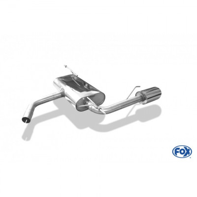 Silencieux arrière inox 1x129x106mm type 32 pour SEAT ALTEA XL TYPE 5P