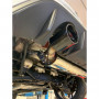 Silent rear duplex stainless steel 1x129x106mm type 44 (black tips) for FORD FOCUS RS MK3