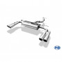 Silent rear duplex stainless steel 2x80mm type 16 for SEAT ATECA 4x4 TYPE 5FP