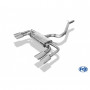 Full Catback - silent stainless steel duplex 2x106x71mm type 44 for SEAT ATECA CUPRA 4x4 TYPE 5FP