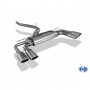 Full Catback - silent stainless steel duplex 2x106x71mm type 44 for SEAT ATECA CUPRA 4x4 TYPE 5FP
