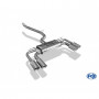 Complete Catback - silent stainless steel duplex 2x100mm type 25 for SEAT ATECA CUPRA 4x4 TYPE 5FP