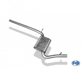 Silencieux avant inox pour SEAT EXEO TYPE 3R