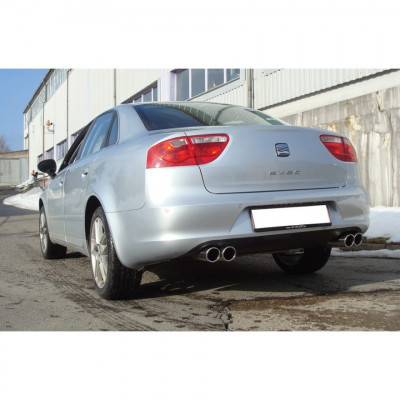 Silencieux arrière duplex inox 2x76mm type 16 pour SEAT EXEO TYPE 3R