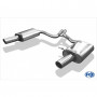 Silent rear duplex stainless steel 1x90mm type 16 for SEAT EXEO TYPE 3R