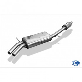 Silent front (2 pieces) stainless steel for SEAT EXEO TYPE 3R