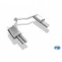 Silencieux arrière duplex inox 2x76mm type 17 pour SEAT EXEO TYPE 3R