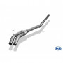 Stainless front silencer removal tube for SEAT EXEO TYPE 3R