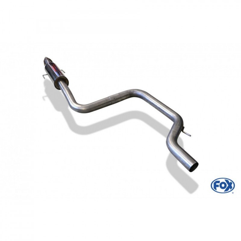 Silencieux Central Pour Honda Accord 94-98 2.0 16V - Acier Aluminisé - Neuf Avec étiquette