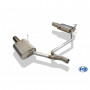 Silencieux arrière duplex inox 1x100mm type 25 pour HONDA ACCORD VII TOURER TYPE CM2