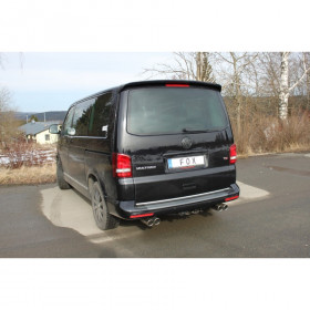 Silent rear duplex stainless steel duplex type 13 for VOLKSWAGEN T5/T6 4-MOTION