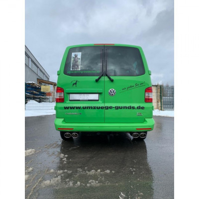 Silent rear duplex stainless steel 2x115x85mm type 32 for VOLKSWAGEN T5/T6 4-MOTION