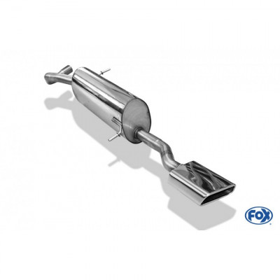 Silencieux arrière inox 1x45x65mm type 59 pour SEAT IBIZA ST TYPE 6J