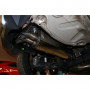 Silent stainless steel rear (exit down) with valve for SEAT IBIZA TYPE KJ