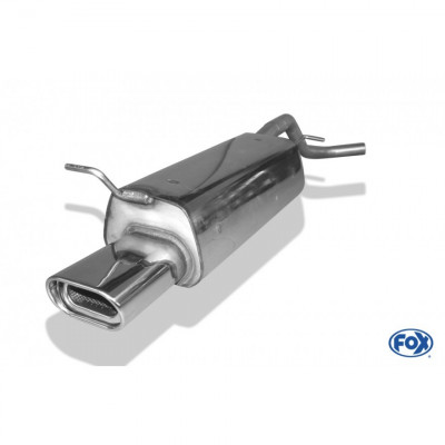 Silencieux arrière inox 1x135x80mm type 53 pour SEAT LEON TYPE 1M