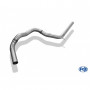Stainless front silencer removal tube for SEAT LEON TYPE 5F