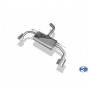 Silent rear duplex stainless steel 1x140x90mm type 44 for SEAT LEON CUPRA TYPE 5F